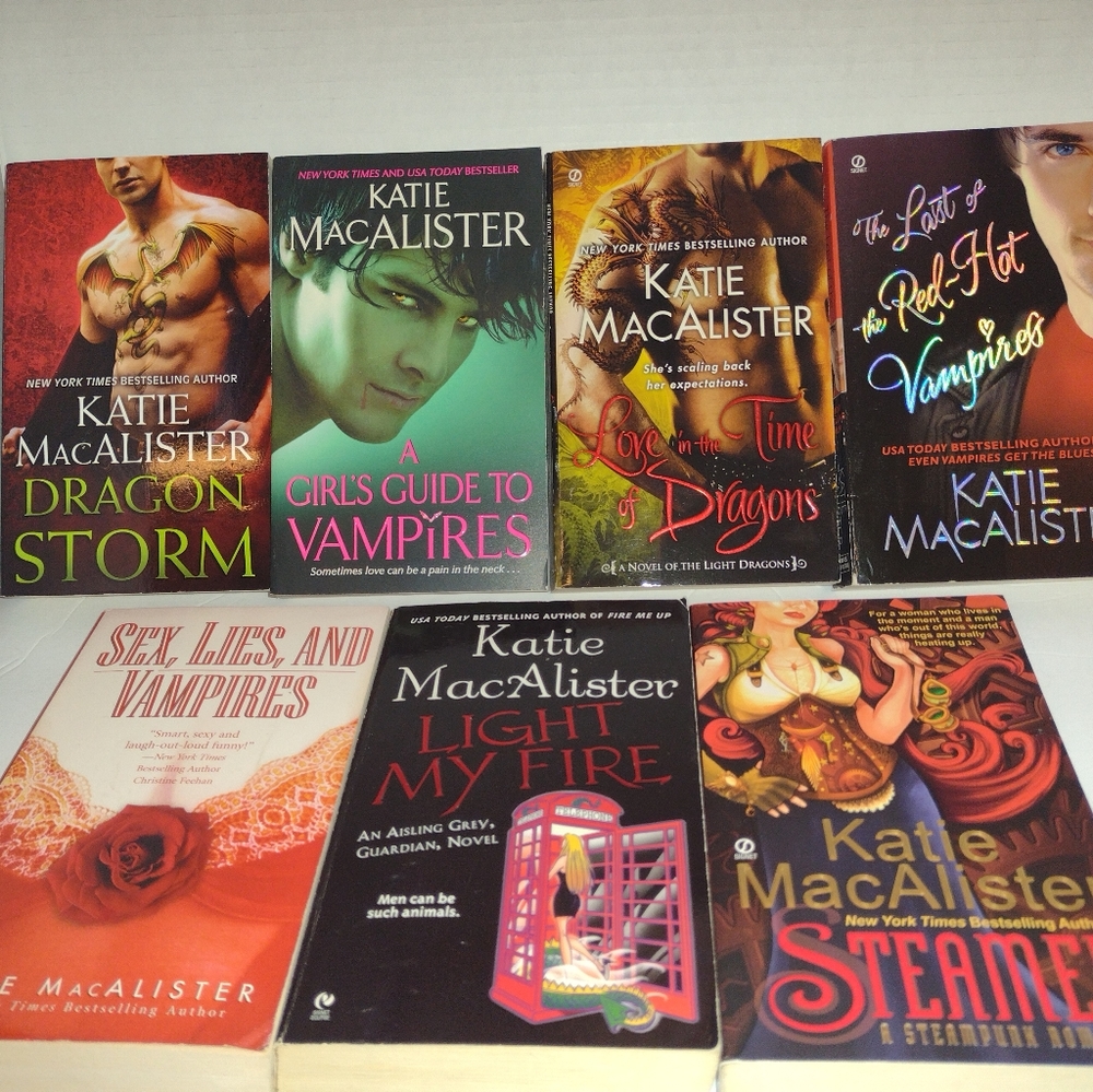 Novels by Katie Macalister set of 7